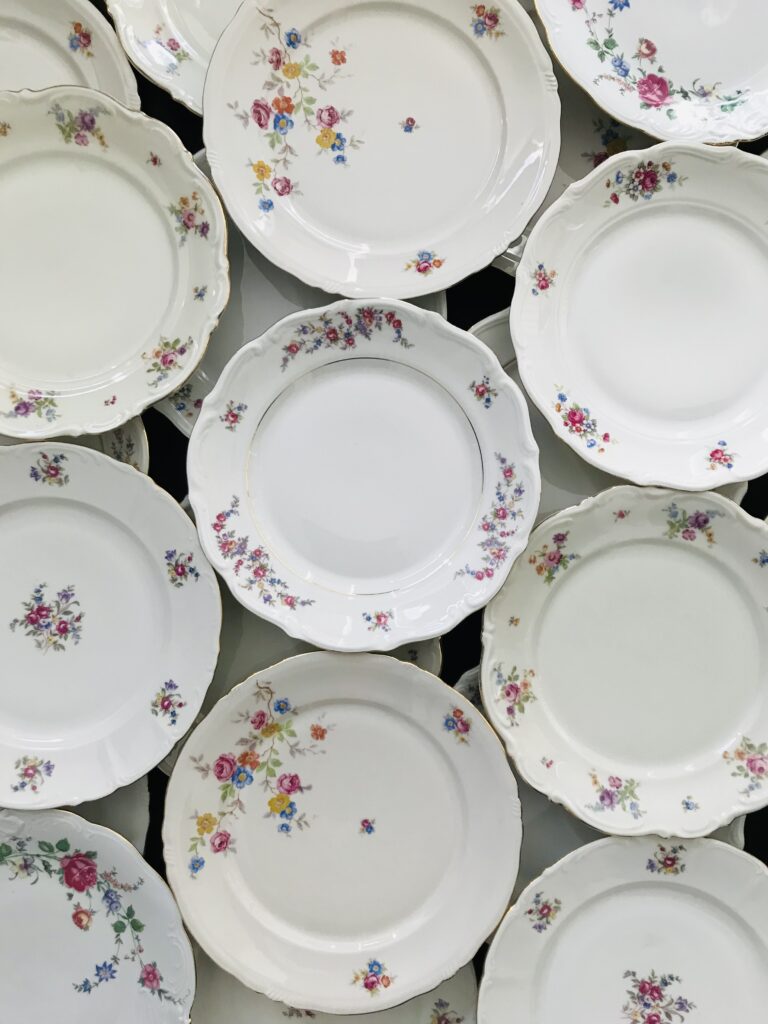Tientallen Kiezen gezagvoerder Dinerborden & diepe borden - Vintage Tafelen